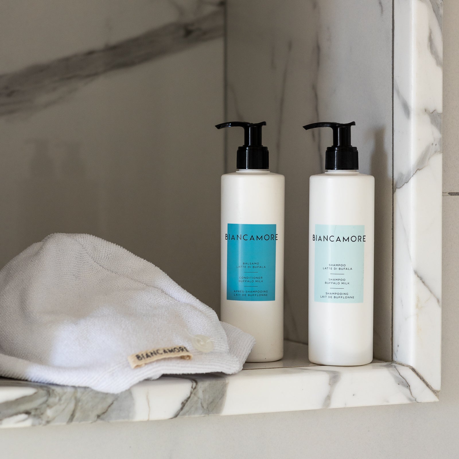 Shampoo con latte di bufala