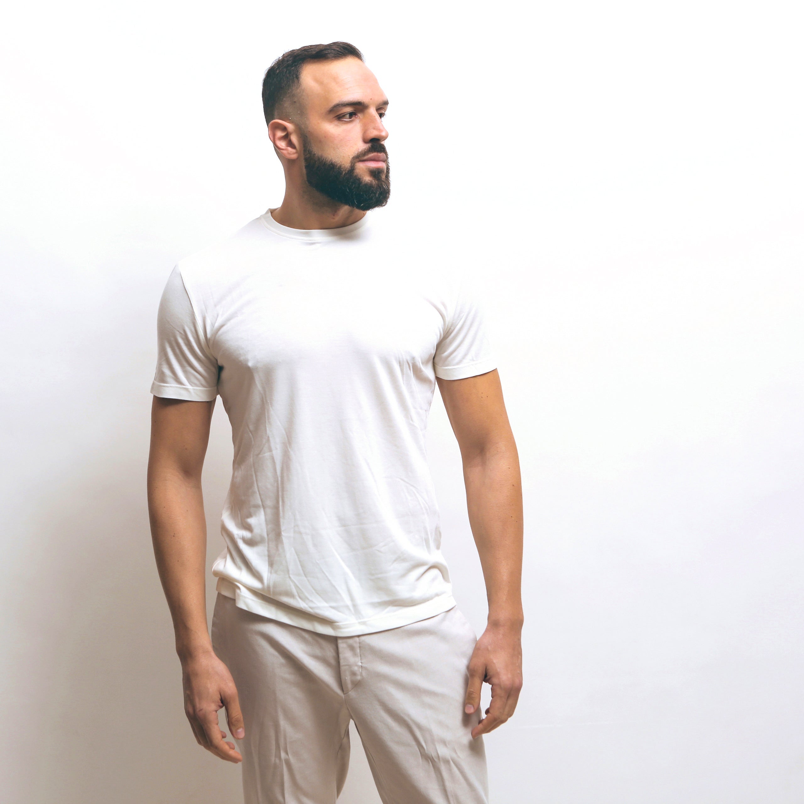 T-shirt in fibra di latte
