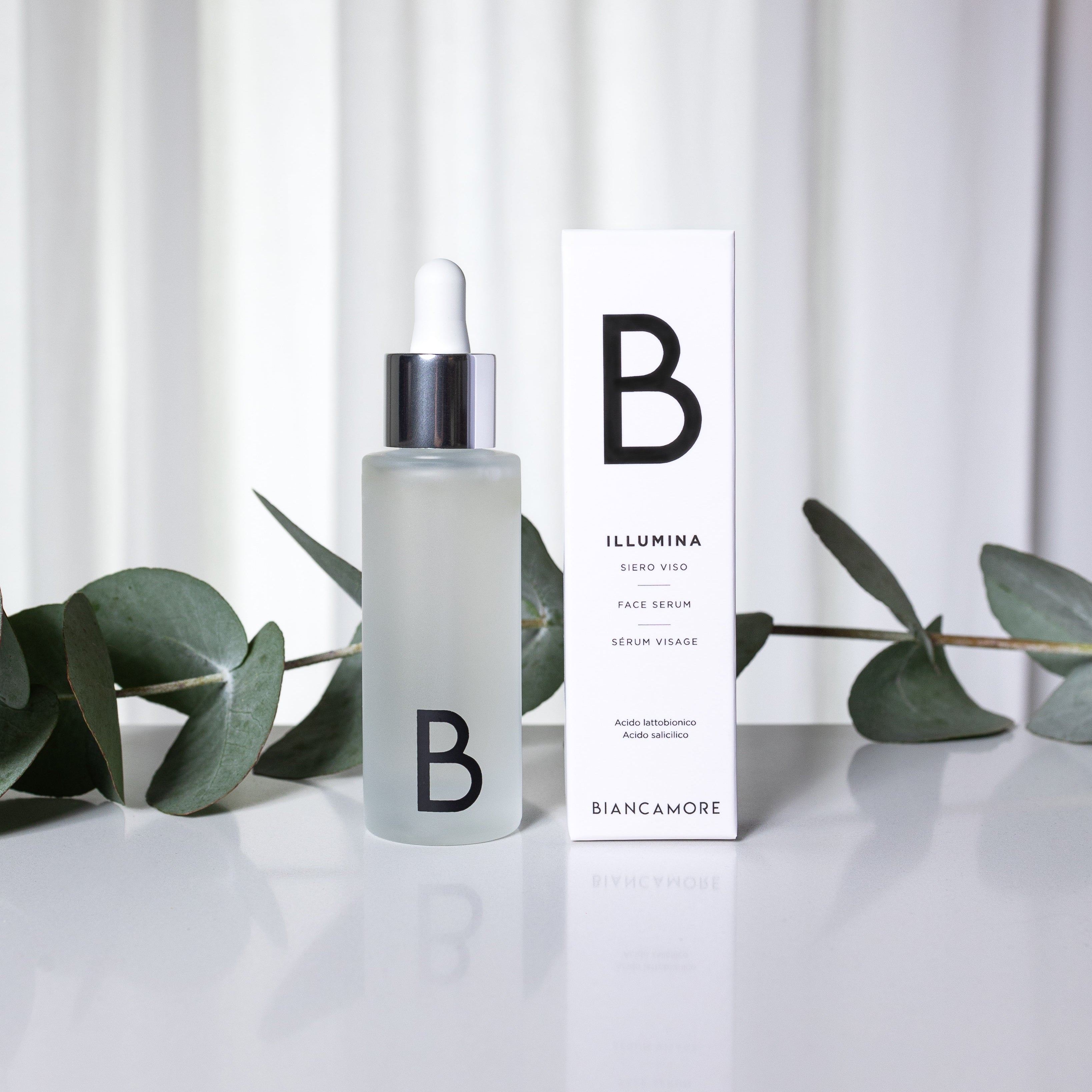 Illumina siero viso levigante con siero da latte di bufala