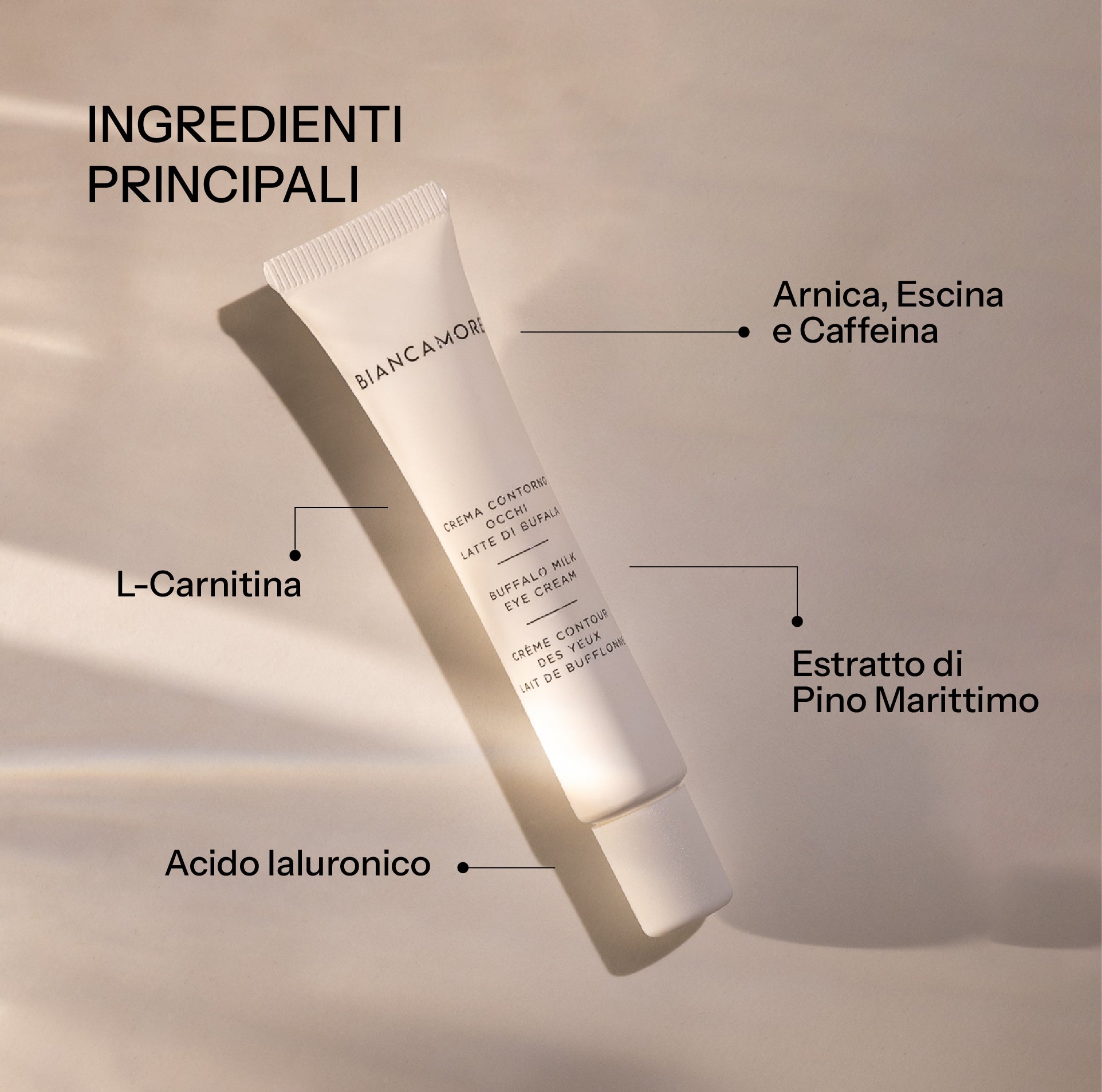 Crema contorno occhi al latte di bufala